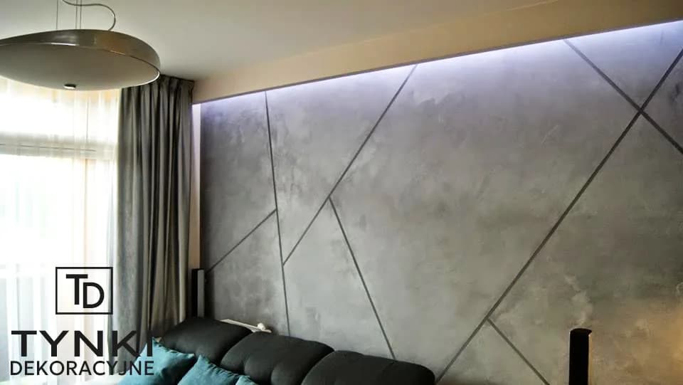 Beton architektoniczny z geometrycznym podziałem – zdjęcie realizacji 2